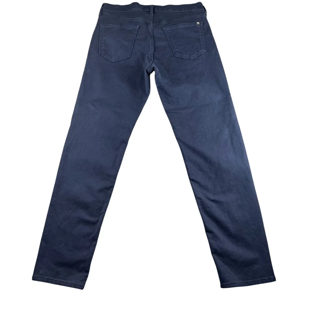 Banana Republic Mens Slim Fit Navy Blue Five Pocket Chino Pants 32x32 Blend